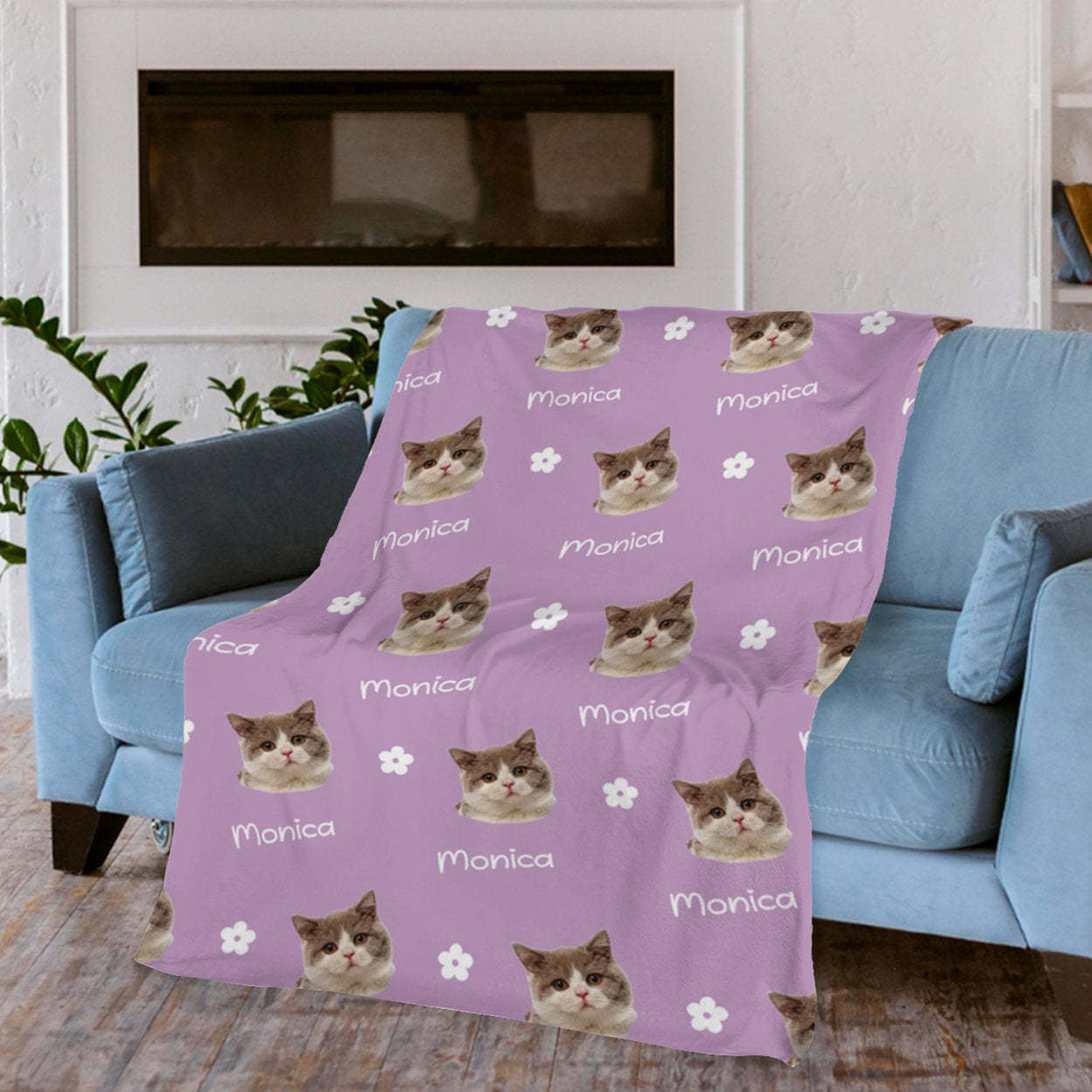 Custom Pet Blanket Custom Dog Photo Blanket With Name Custom Dog Blanket Pet Photo Blanket Dog Dad Gifts, Pet Lover Gifts-ilovevango