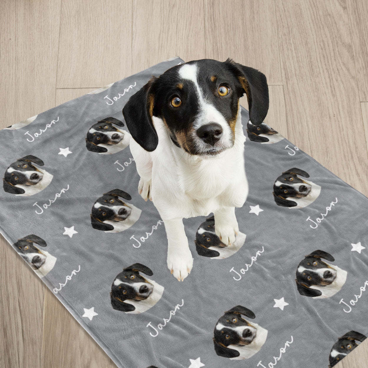 Custom Pet Blanket Custom Dog Photo Blanket With Name Custom Dog Blanket Pet Photo Blanket Dog Dad Gifts, Pet Lover Gifts-ilovevango