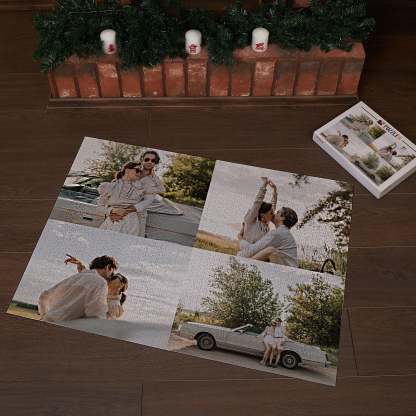 Custom Jigsaw Puzzle with Picture. 1000 Jigsaw Puzzle Photo Personalized as Gift for Family. Jigsaw Puzzles for Adults Gift with Your Photo-ilovevango