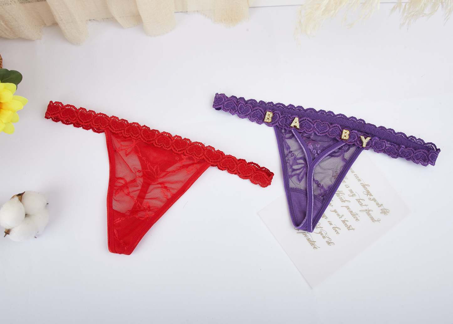 Custom Crystalized Thong Personalized Thong with Name