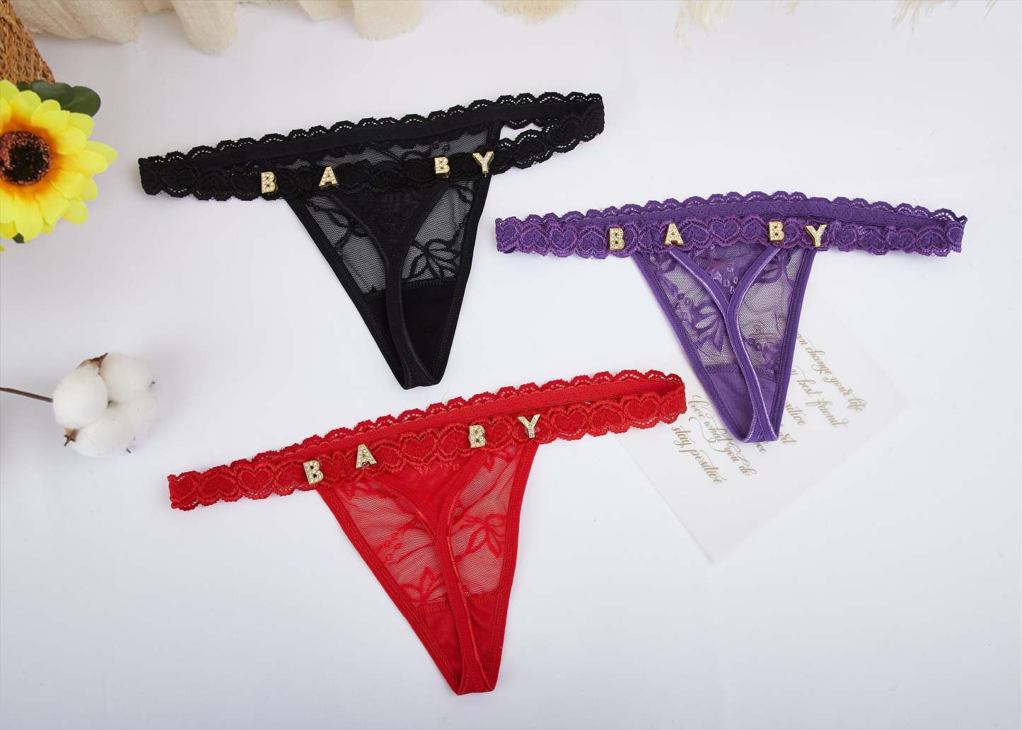 Custom Crystalized Thong Personalized Thong with Name