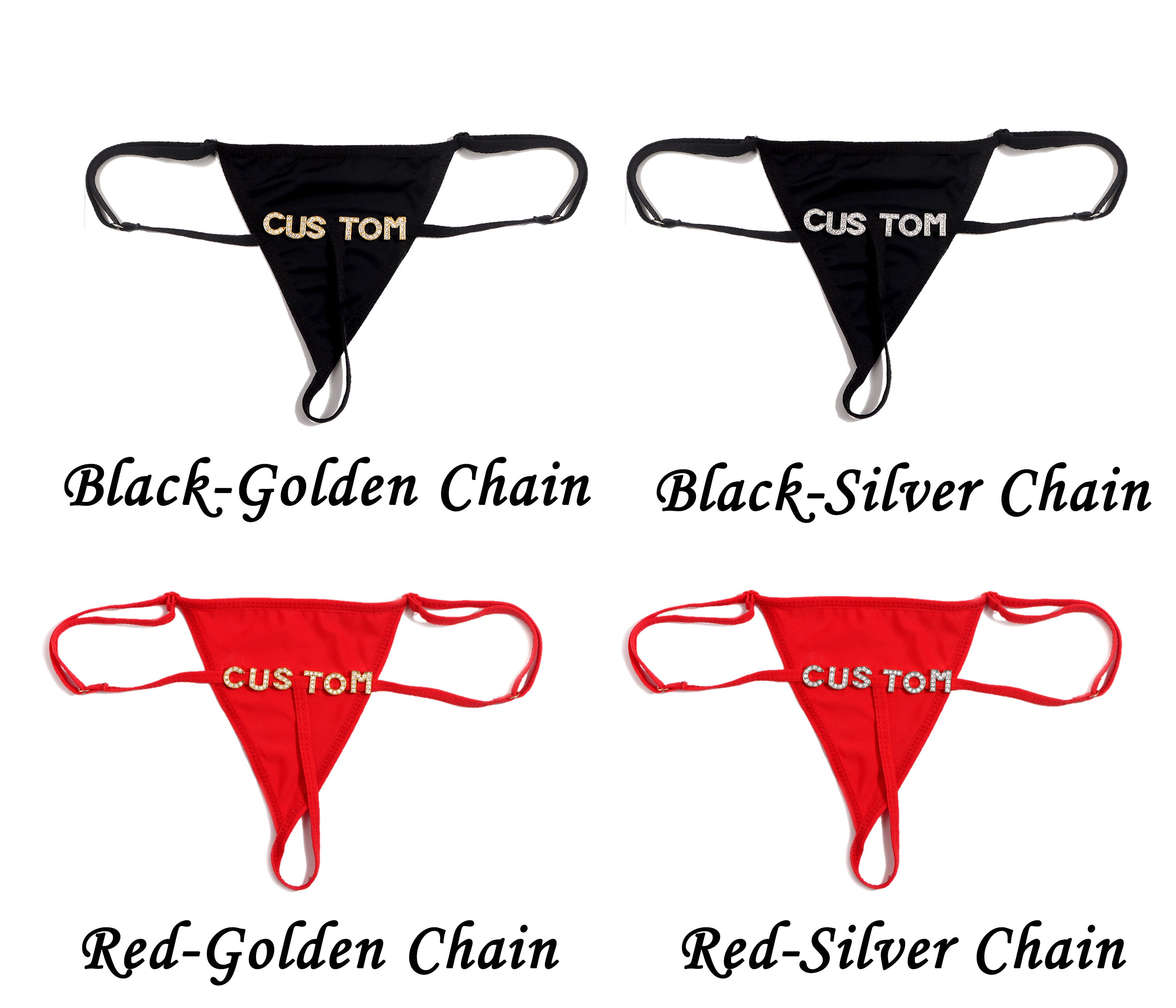 Customized Thong Chain, Thong Bikini, Custom Name Belly Chain, Personalized Waist Chain, Bikini Chain, Body Jewelry, New Year Gift for Her-ilovevango