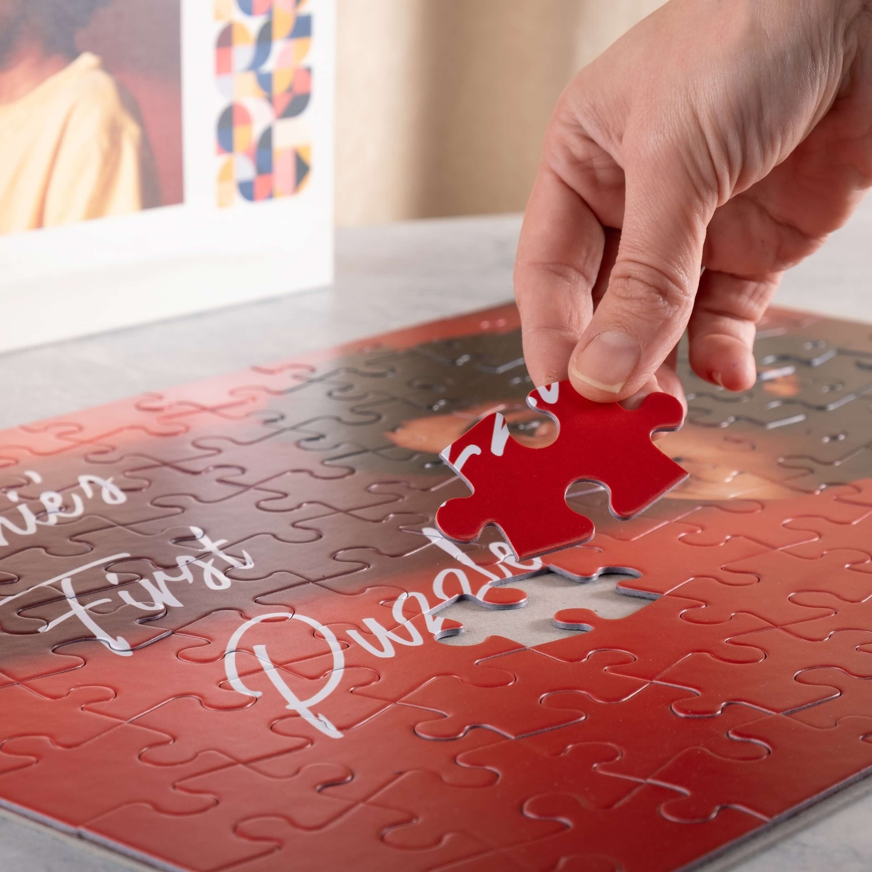 Personalized Puzzle, Large Piece Jigsaw Puzzles for Seniors Adults, Puzzles for Elderly, Custom Puzzle from Photo Large Pieces, Couples Gift-ilovevango