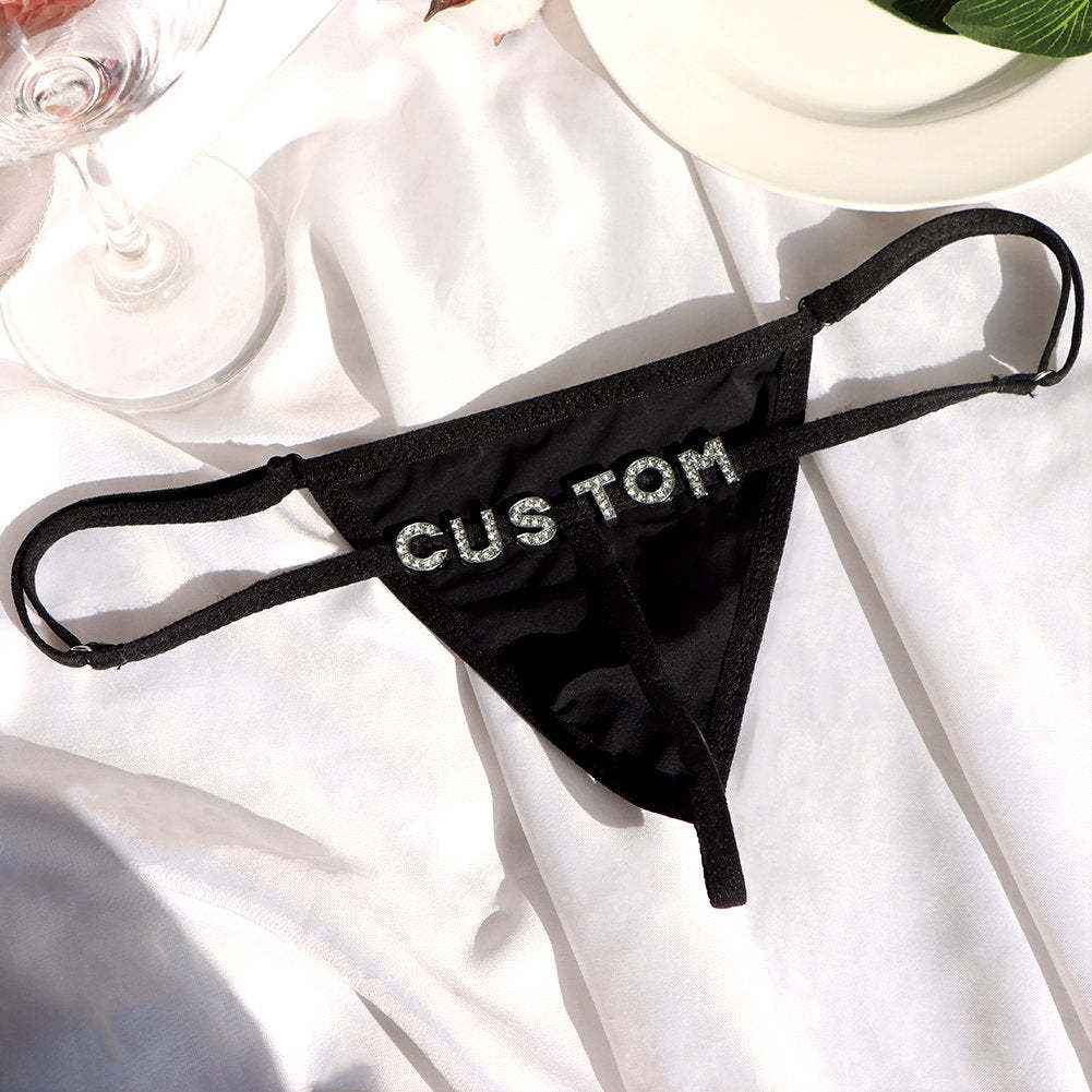 Customized Thong Chain, Thong Bikini, Custom Name Belly Chain, Personalized Waist Chain, Bikini Chain, Body Jewelry, New Year Gift for Her-ilovevango