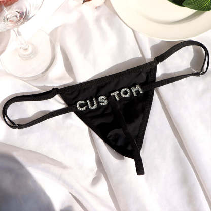 Customized Thong Chain, Thong Bikini, Custom Name Belly Chain, Personalized Waist Chain, Bikini Chain, Body Jewelry, New Year Gift for Her-ilovevango