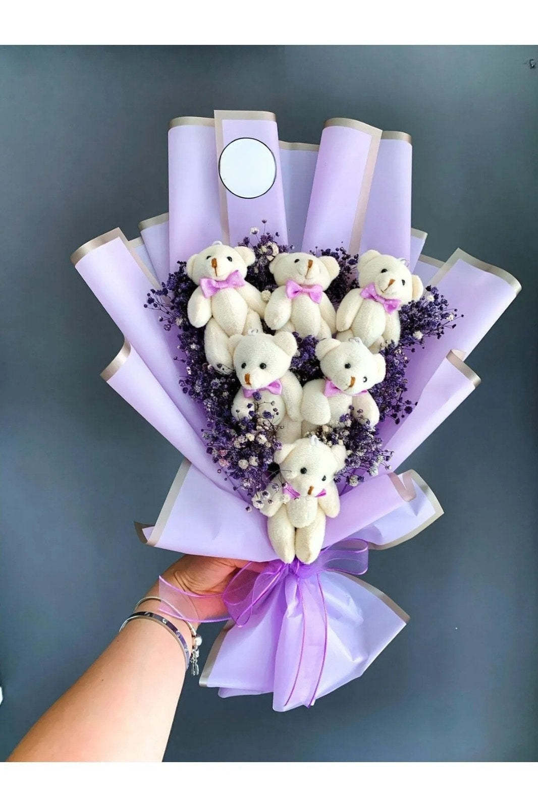 Little Bear Flowers, Plush Bear Flower Bouquet, Love Bear Flower Bouquet