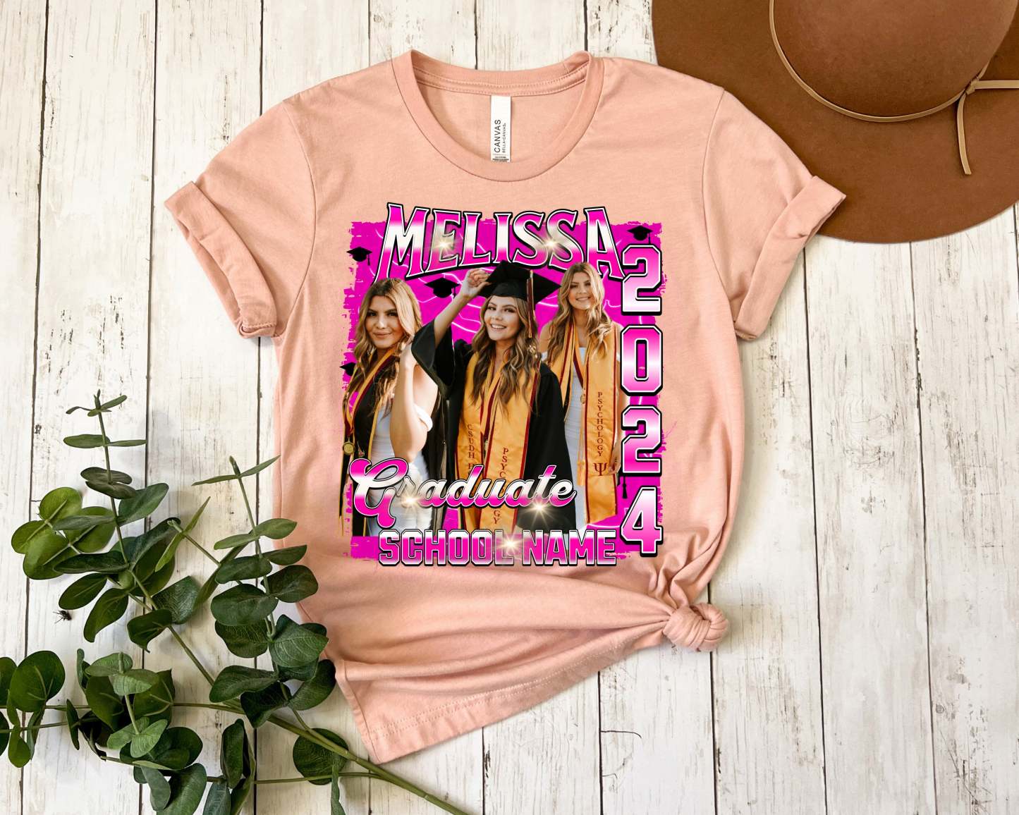 Custom Graduation Shirt, Custom Photo Graduate Shirt, Family Graduation 2024 Shirt, Senior T-Shirt, Class of 2024 Shirt, Graduation Party-ilovevango