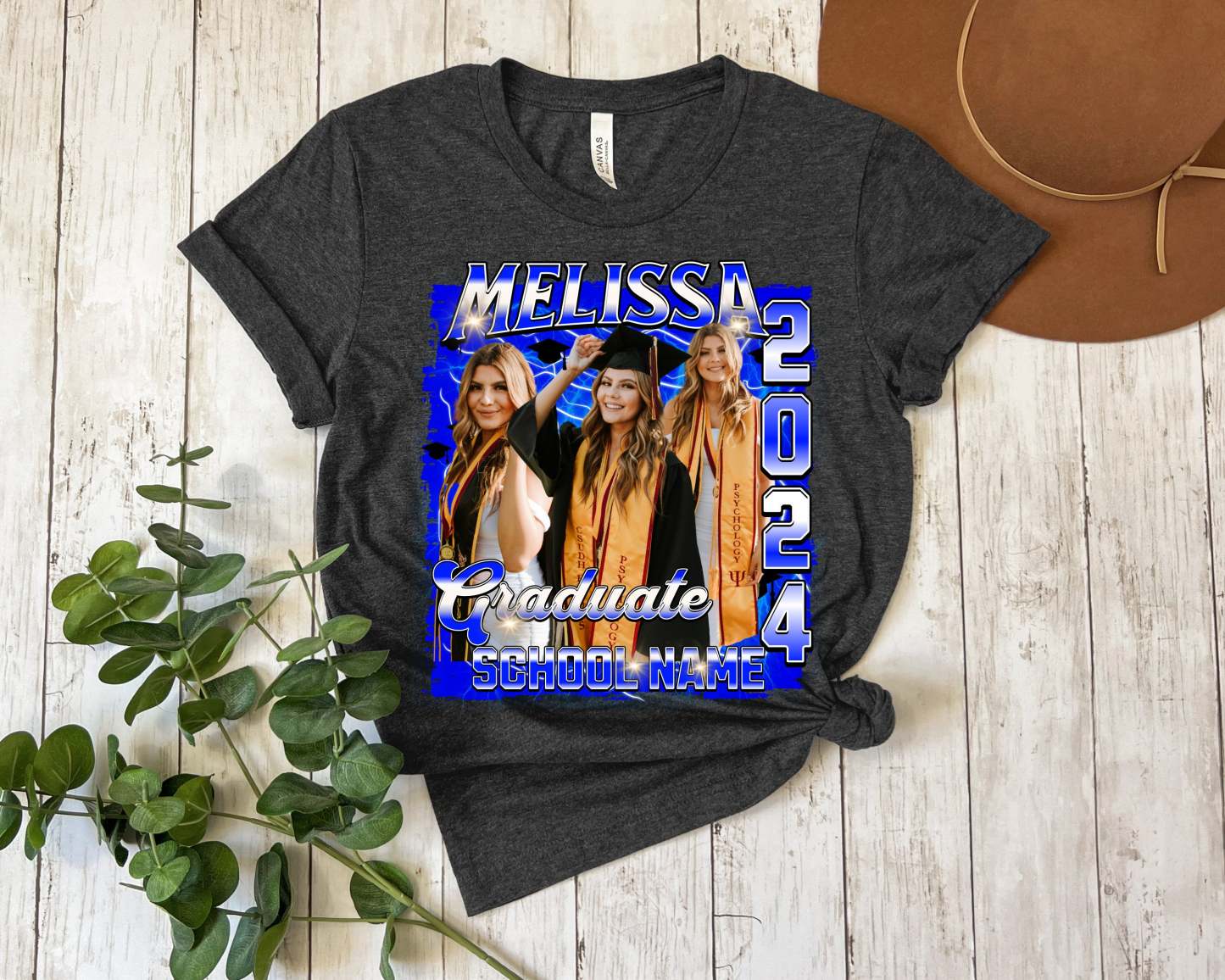 Custom Graduation Shirt, Custom Photo Graduate Shirt, Family Graduation 2024 Shirt, Senior T-Shirt, Class of 2024 Shirt, Graduation Party-ilovevango