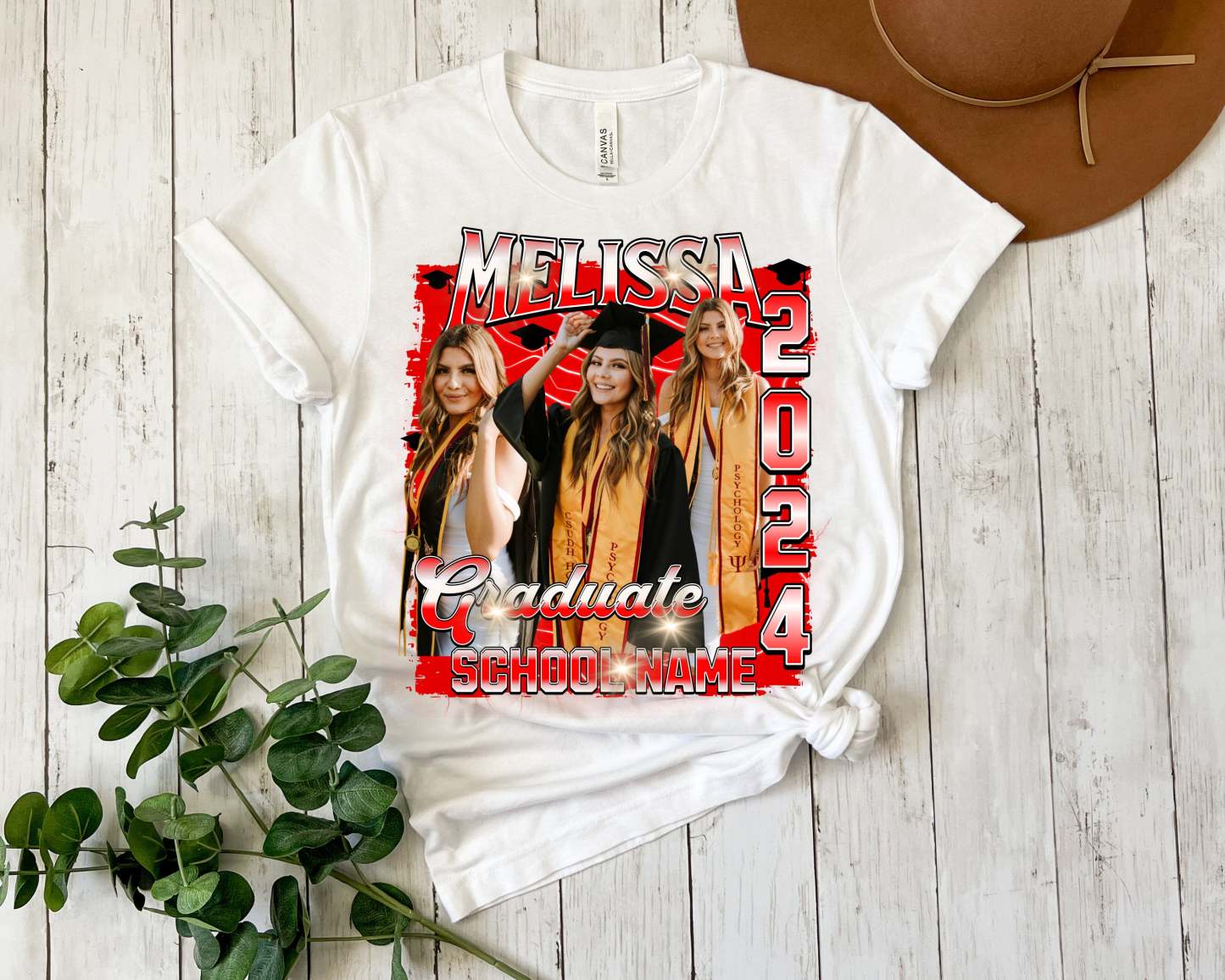 Custom Graduation Shirt, Custom Photo Graduate Shirt, Family Graduation 2024 Shirt, Senior T-Shirt, Class of 2024 Shirt, Graduation Party-ilovevango