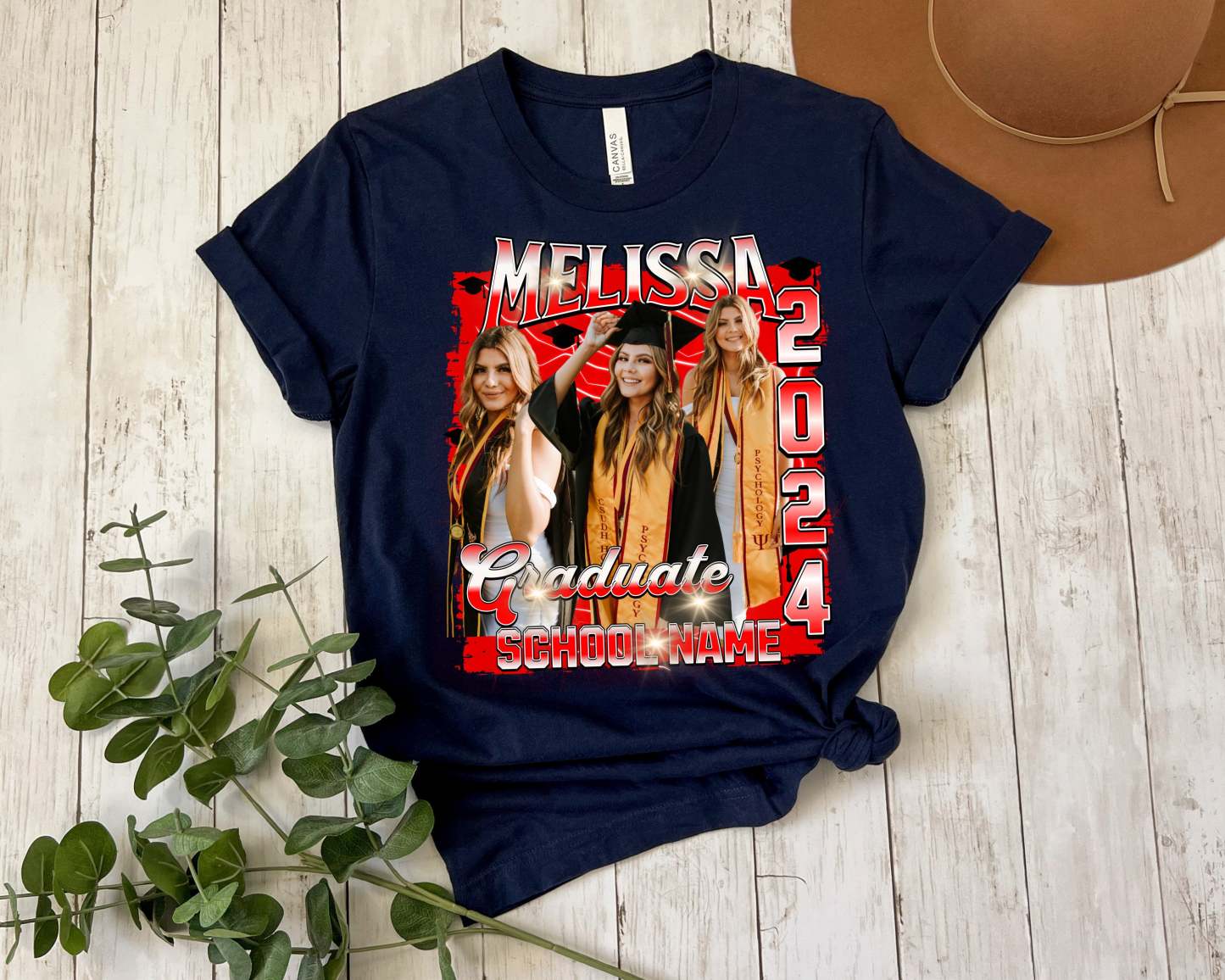 Custom Graduation Shirt, Custom Photo Graduate Shirt, Family Graduation 2024 Shirt, Senior T-Shirt, Class of 2024 Shirt, Graduation Party-ilovevango
