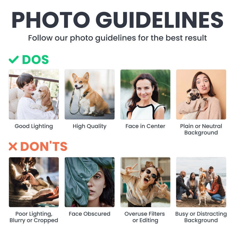 Custom Photo Visitors Must Be Approved By This Dog - Dog & Cat Personalized Custom Home Decor Decorative Mat - House Warming Gift For Pet Owners, Pet Lovers-ilovevango