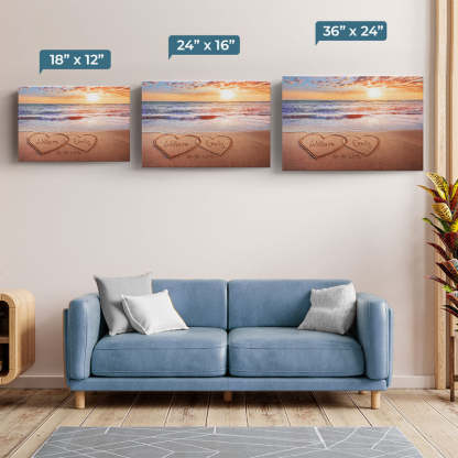 You Are My Everything - Couple Personalized Custom Horizontal Canvas - Gift For Husband Wife, Anniversary-ilovevango