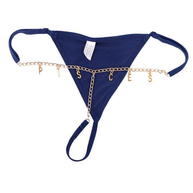 Personalized Name Thong Waist Body Jewelry Custom Letter Charm G-String Panties Women Body Chain Lingerie Gift For Her-ilovevango