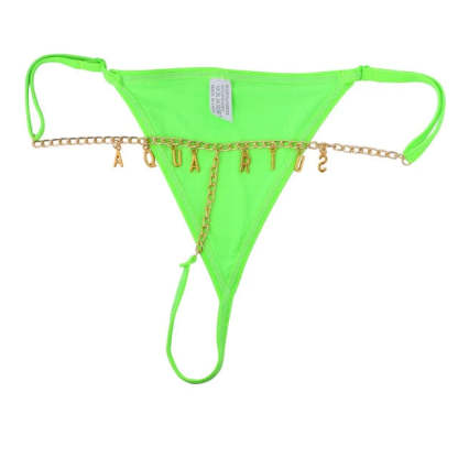 Personalized Name Thong Waist Body Jewelry Custom Letter Charm G-String Panties Women Body Chain Lingerie Gift For Her-ilovevango