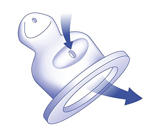 SHOPPULSE Standardtrinksauger Anatomisch, Silikon, 6 Monate plus, Größe S, Tee