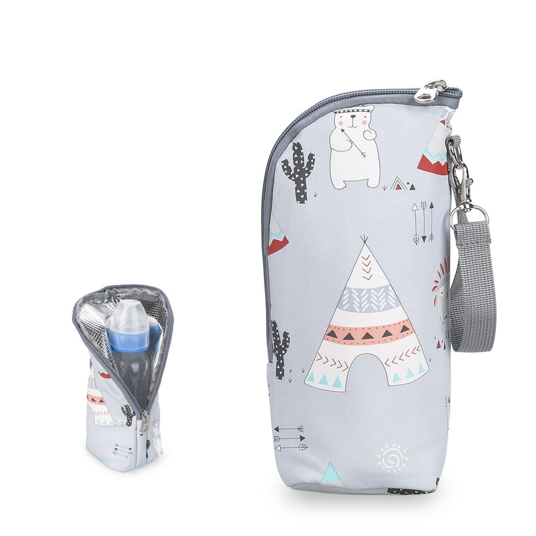 SHOPPULSE 1 Pcs Babyflasche Isolierung Tasche, Babyflasche Tasche, Babyflasche Thermostat, tragbare Babyflasche Tasche für Kinderwagen Outdoor Reisen
