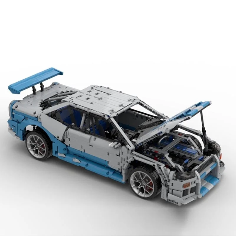Japanese Car Brand Building Block Cars Collection: Fusion of