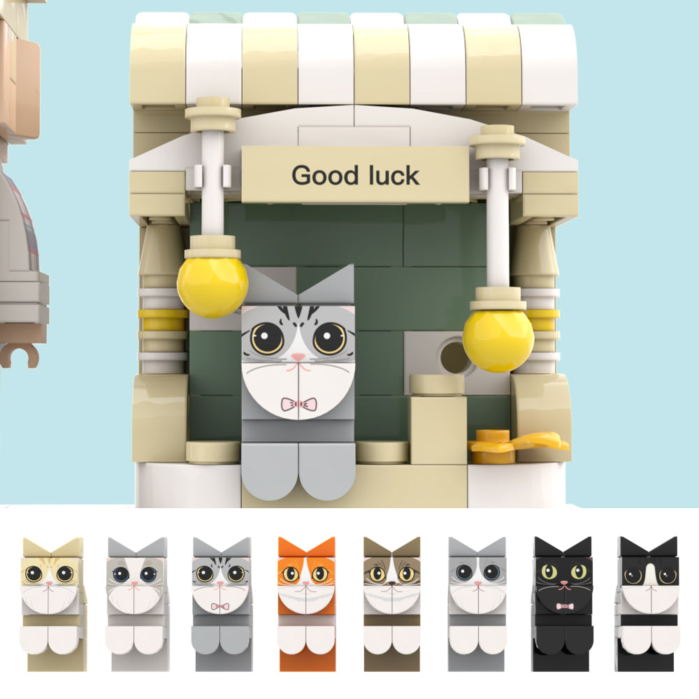 Custom Brick Figures Pen Holder Personalized Brick Figures and Pen Holder Pet Pen Holder-Blongser