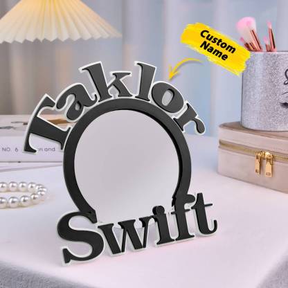 Personalized 3D Printed Mirror with Text Makeup Mirror Birthday Gift for Her-Blongser