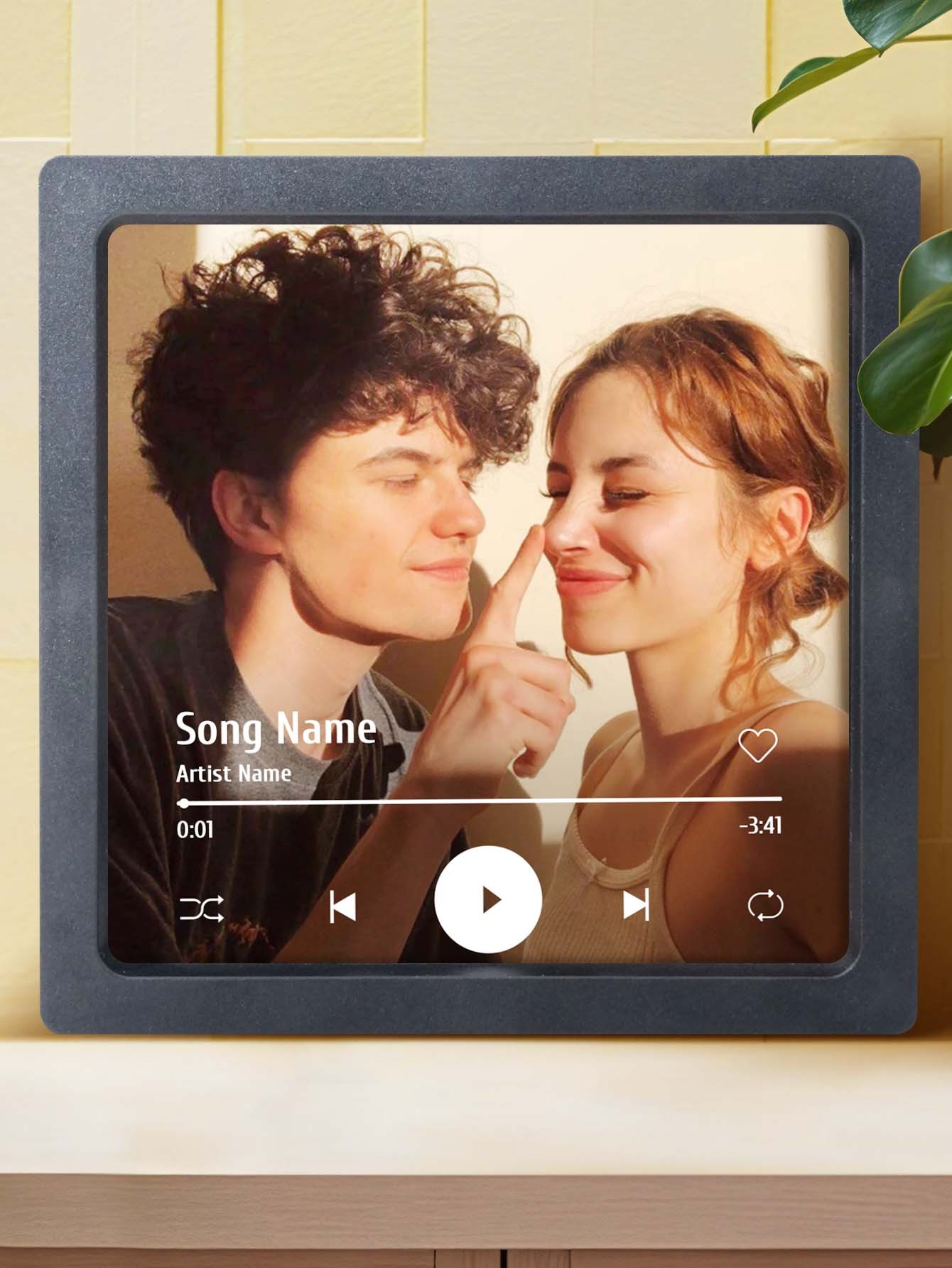 Customizable Photo Music Fridge Magnet for Personalized Gifts-Blongser