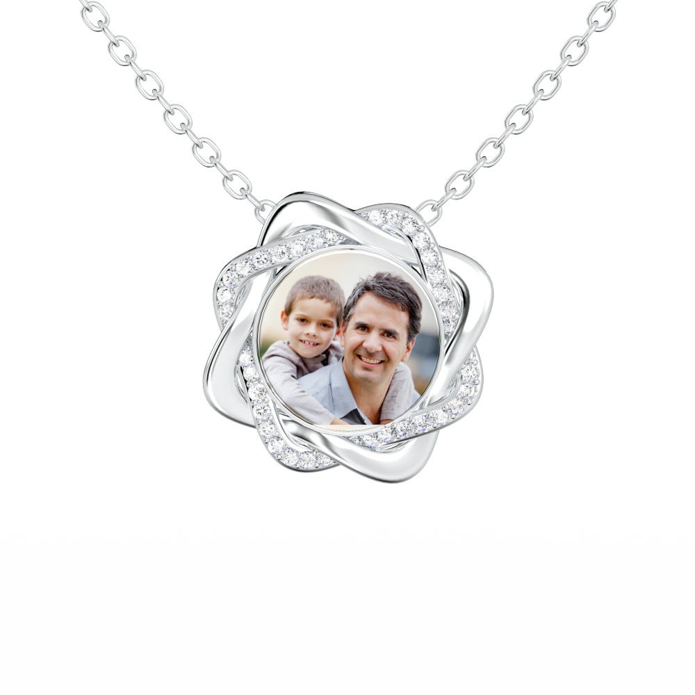 Custom Memory Necklace With Photo Romantic Gifts For Her-Blongser