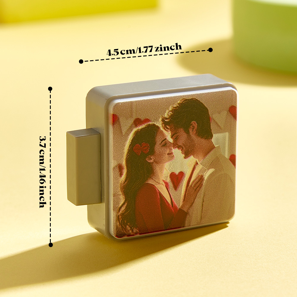 Personalized Refrigerator Magnet with Light Photo Fridge Magnet Gift for Family or Friends-Blongser