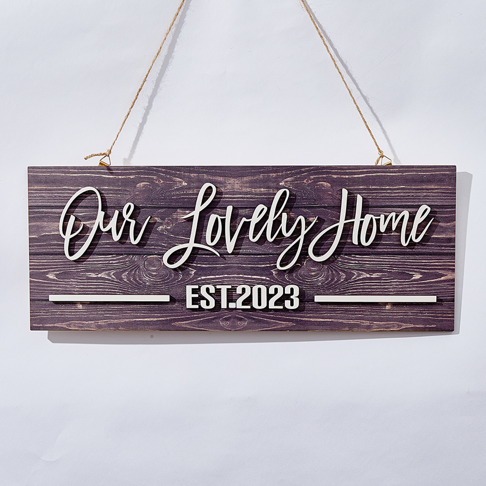 Personalized Name Custom Wood Sign Plaque - Unique Gift for Home Decoration-Blongser