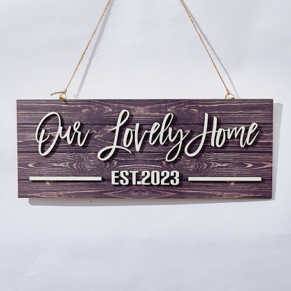 Personalized Name Custom Wood Sign Plaque - Unique Gift for Home Decoration-Blongser