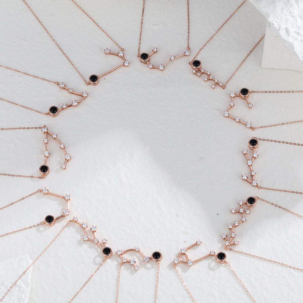 Custom Projection Necklace Constellation Photo Necklace Creative Gift-Blongser