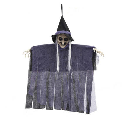 Halloween Hanging Witch Door Porch Decorations Gift for Halloween Theme Party-Blongser