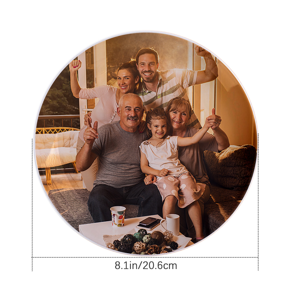 Dropshipping Fully Customizable Photo Ceramic Dinner Plates-Blongser