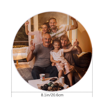 Dropshipping Fully Customizable Photo Ceramic Dinner Plates-Blongser