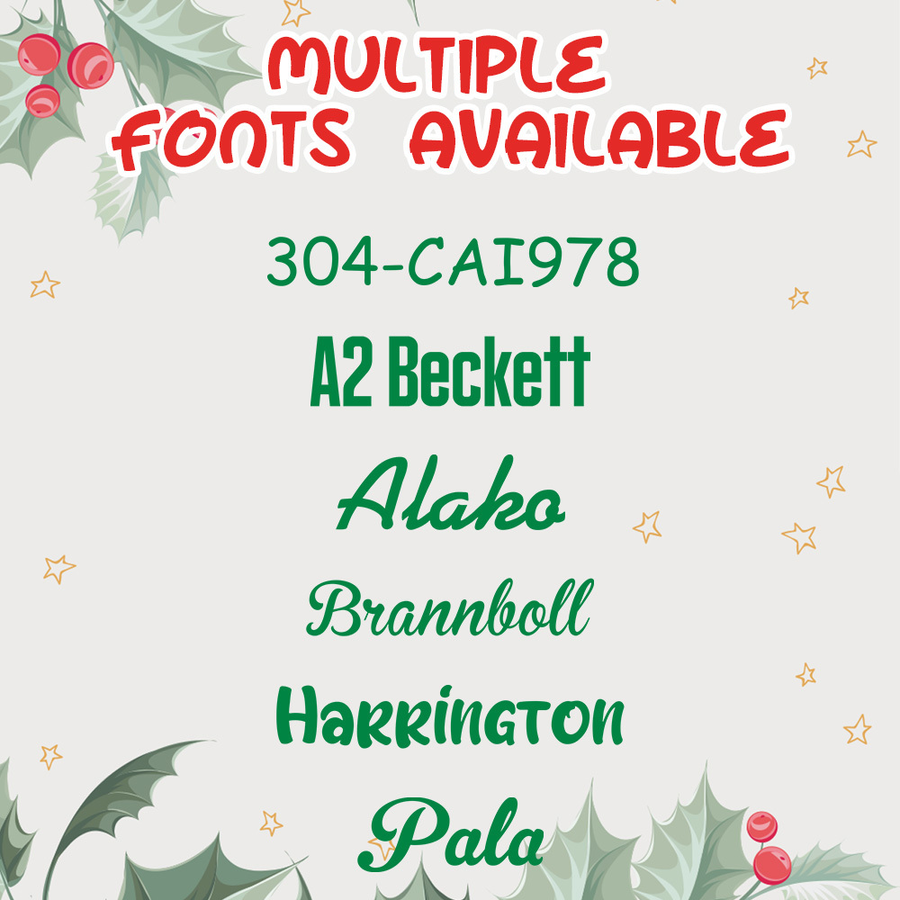 Personalized Christmas Stocking with Name Embroidery Christmas Stockings Gift for Family-Blongser