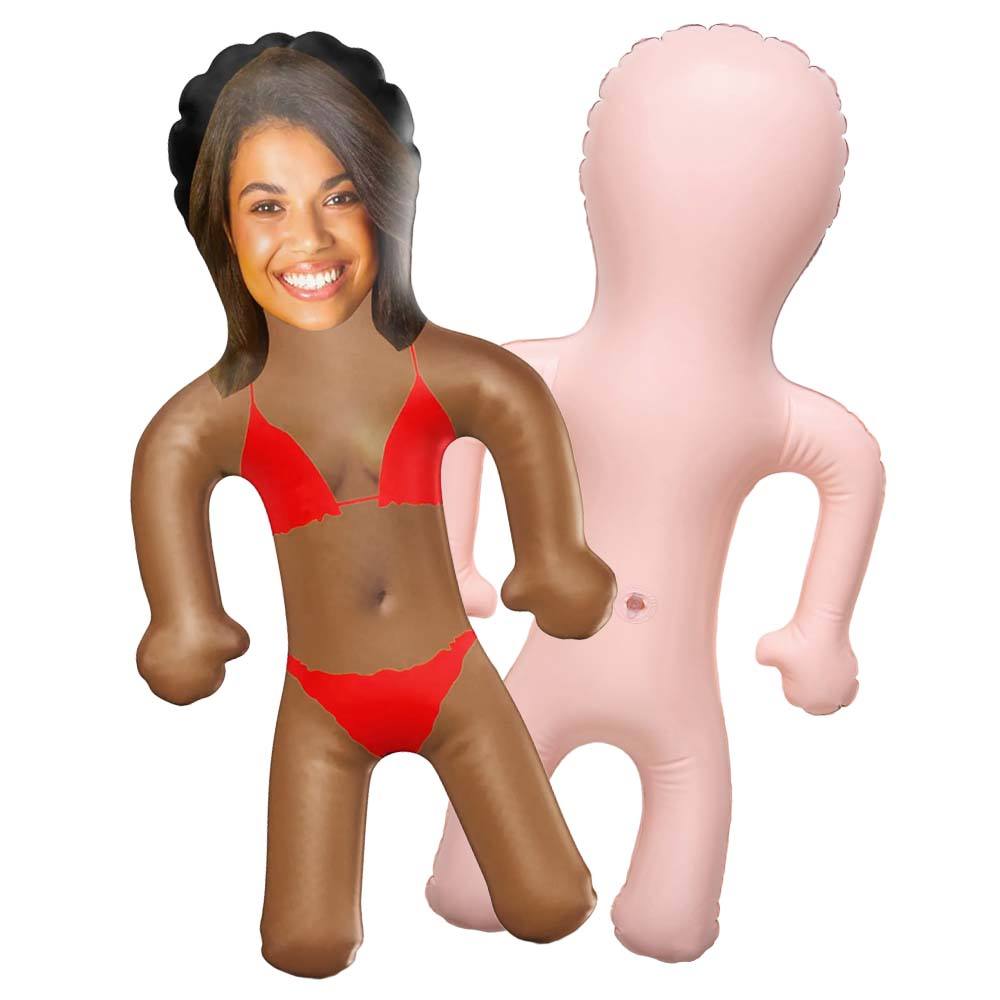 Bride Blow up Doll Custom Inflatable Hen Party Bachelor Party Favors with Custom Face Balloon Dolls with Face Inflatable Doll-Blongser