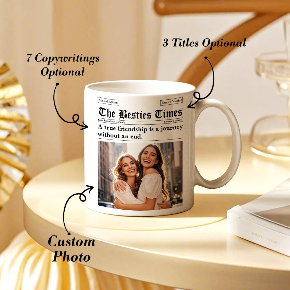 Personalized The Besties Times Mug Friendship Photo Mug Gifts for BFF-Blongser