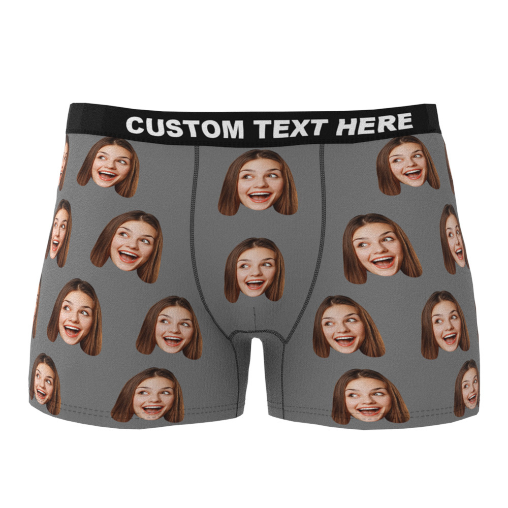 Custom Face Boxer Shorts Men's Underwear-Blongser