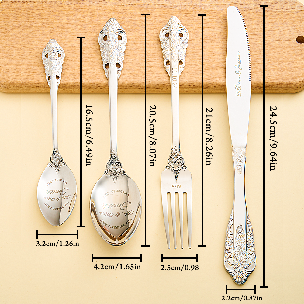 Personalized Wedding Tableware Mr & Mrs Wedding Forks Wedding Gifts-Blongser