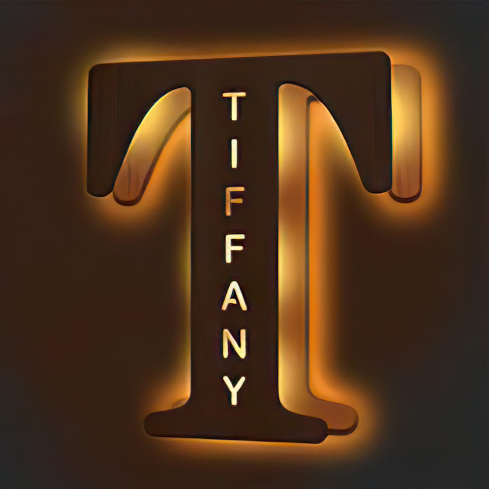 Personalized Name Wooden Letter Night Light 28CM-Blongser