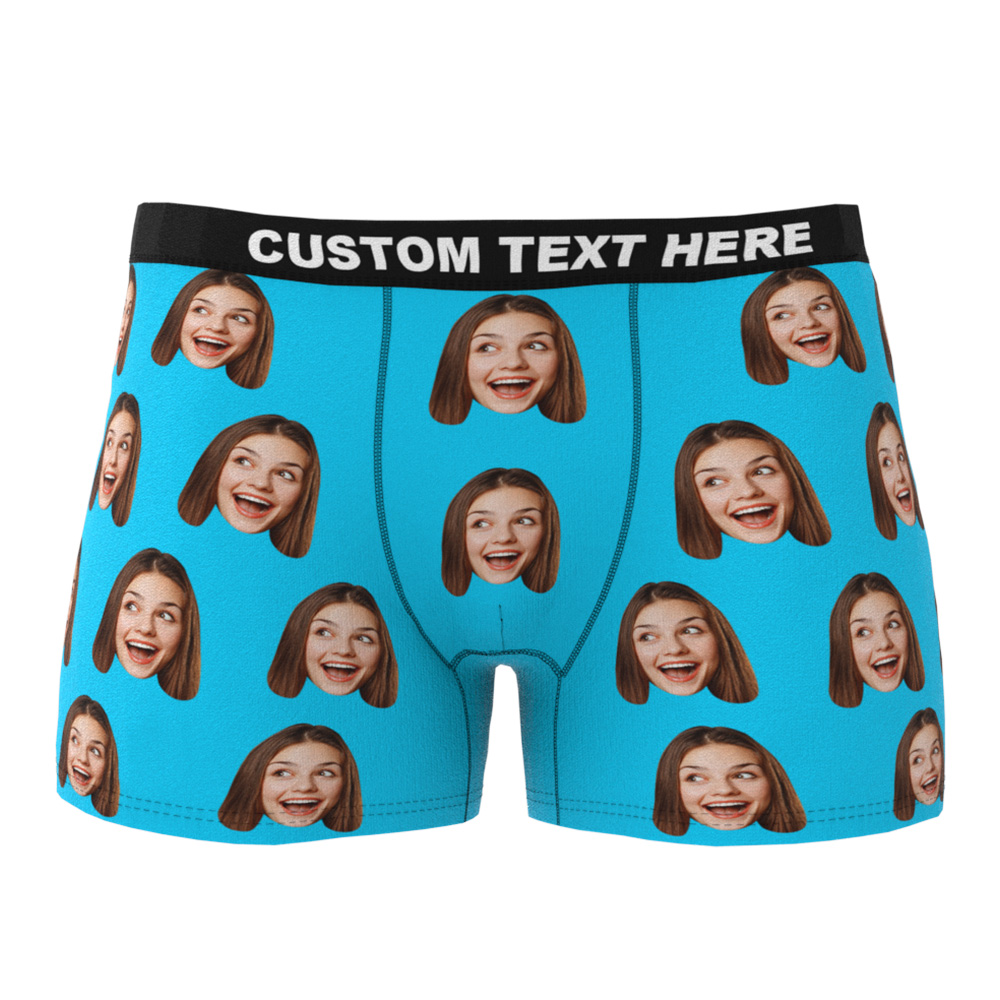 Custom Face Boxer Shorts Men's Underwear-Blongser