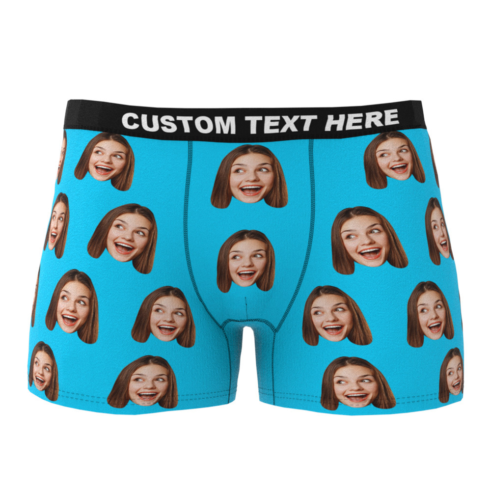 Custom Face Boxer Shorts Men's Underwear-Blongser