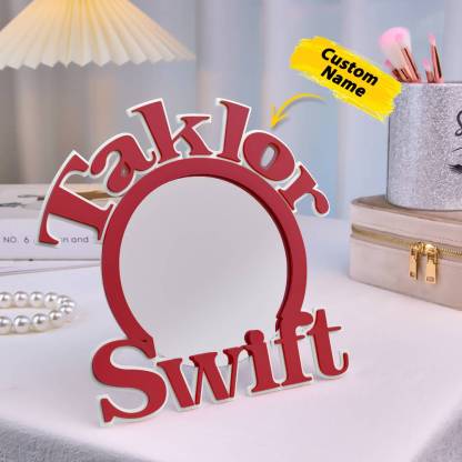 Personalized 3D Printed Mirror with Text Makeup Mirror Birthday Gift for Her-Blongser