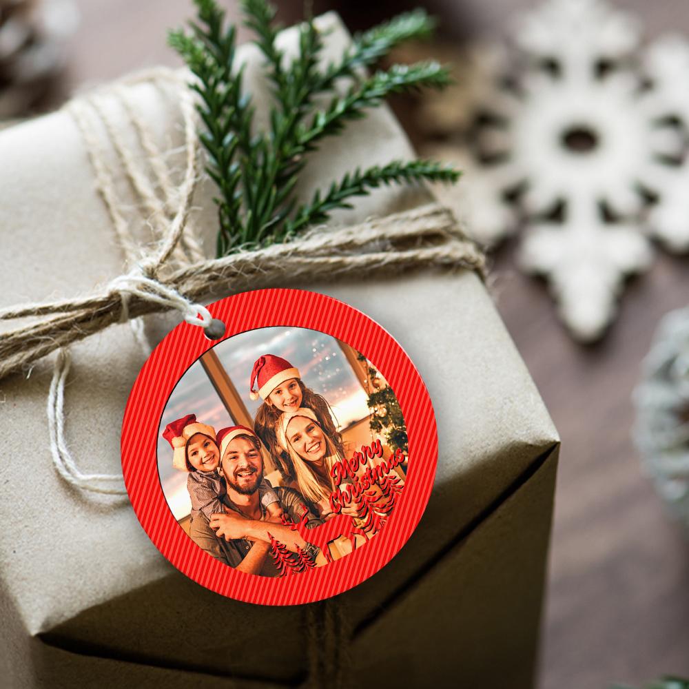 Custom Merry Christmas Ornaments with Picture-Blongser