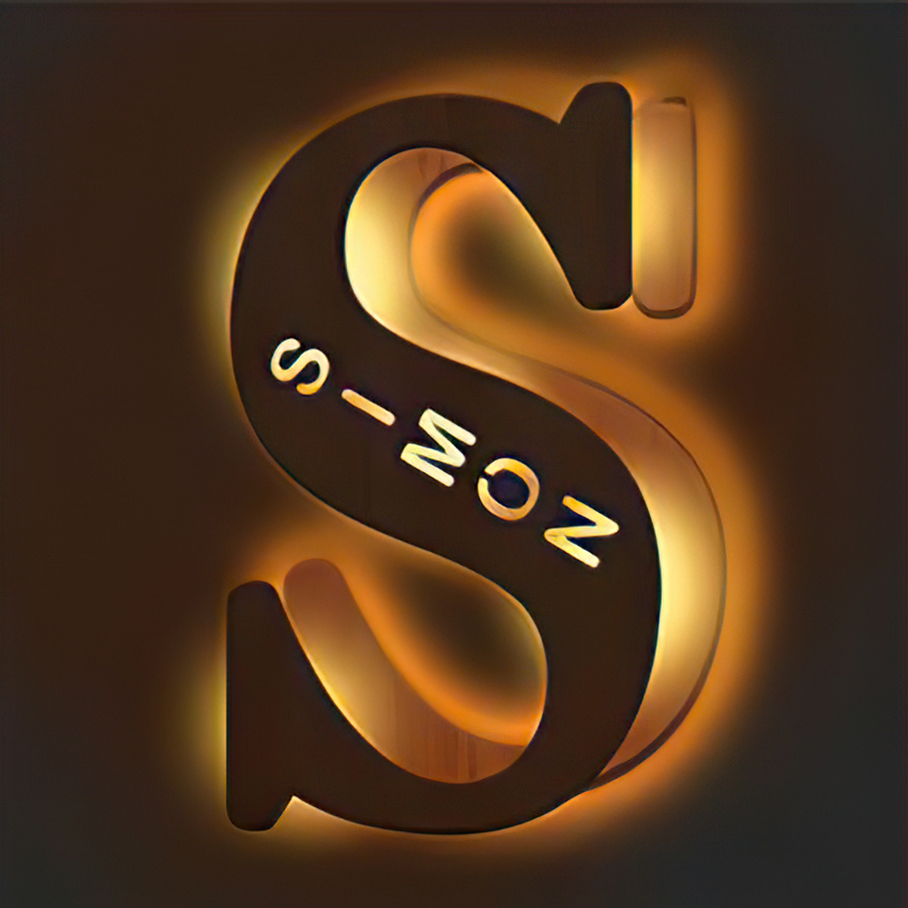 Personalized Name Wooden Letter Night Light 28CM-Blongser