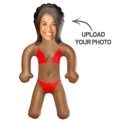 Bride Blow up Doll Custom Inflatable Hen Party Bachelor Party Favors with Custom Face Balloon Dolls with Face Inflatable Doll-Blongser