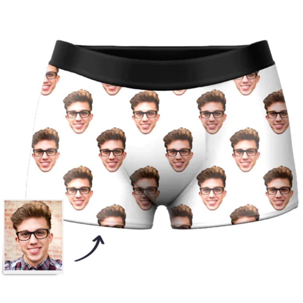 Custom Face Boxer Shorts Men's Underwear-Blongser