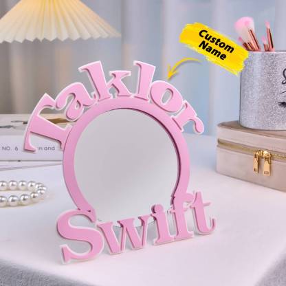 Personalized 3D Printed Mirror with Text Makeup Mirror Birthday Gift for Her-Blongser