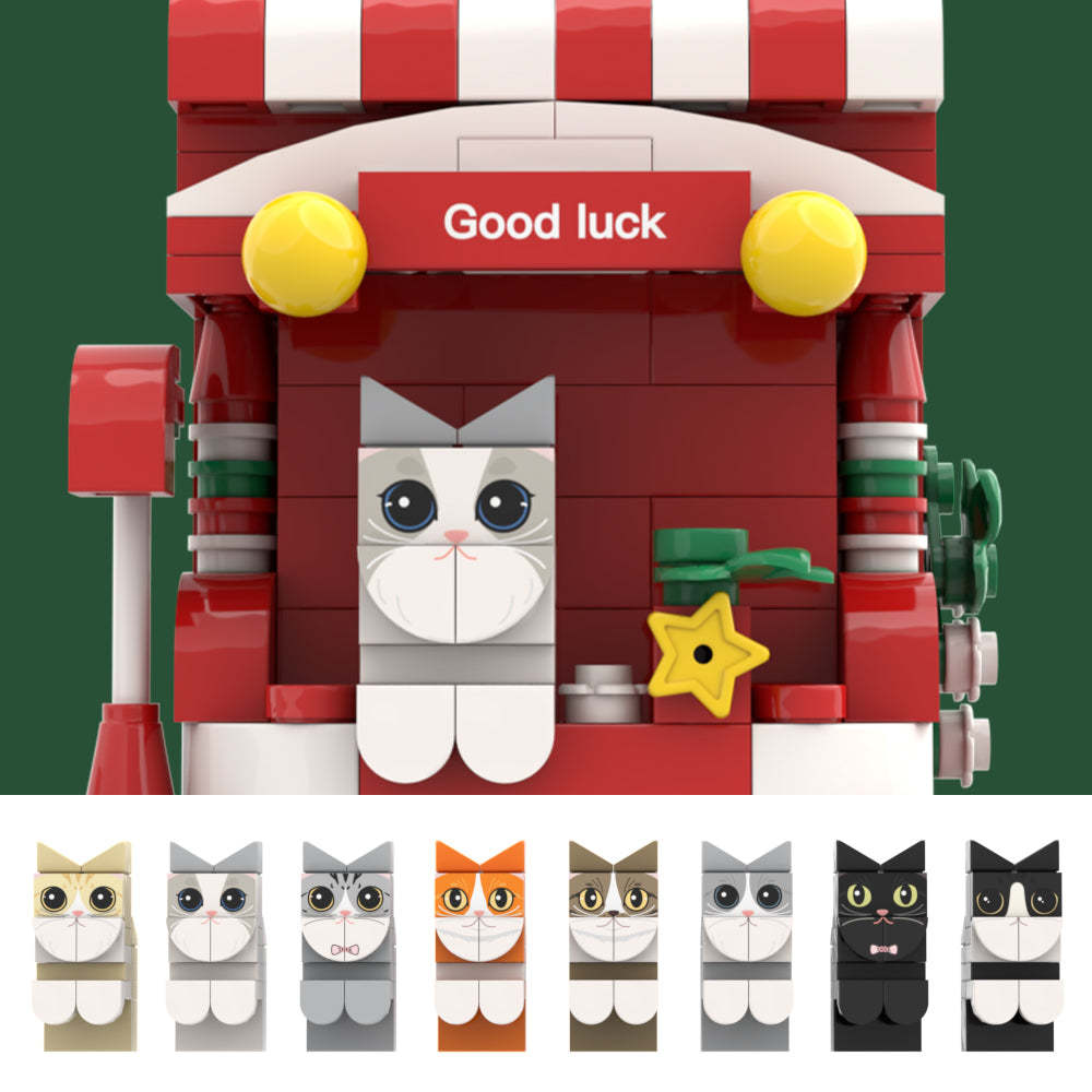 Christmas Gifts Custom Brick Figures Pen Holder Personalized Brick Figures and Pen Holder Pet Pen Holder-Blongser