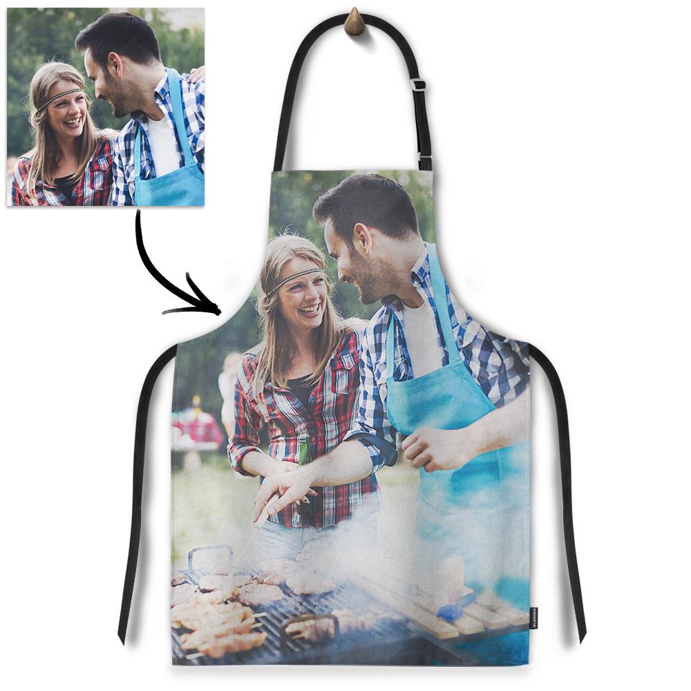 Custom Photo Apron for Couple-Blongser