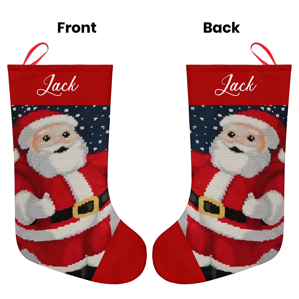 Personalized Christmas Stockings Custom Name Christmas Stocking-Blongser