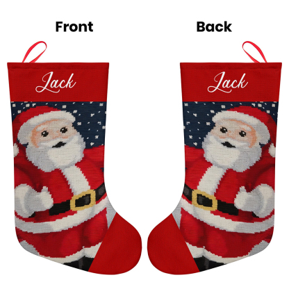 Personalized Christmas Stockings Custom Name Christmas Stocking-Blongser